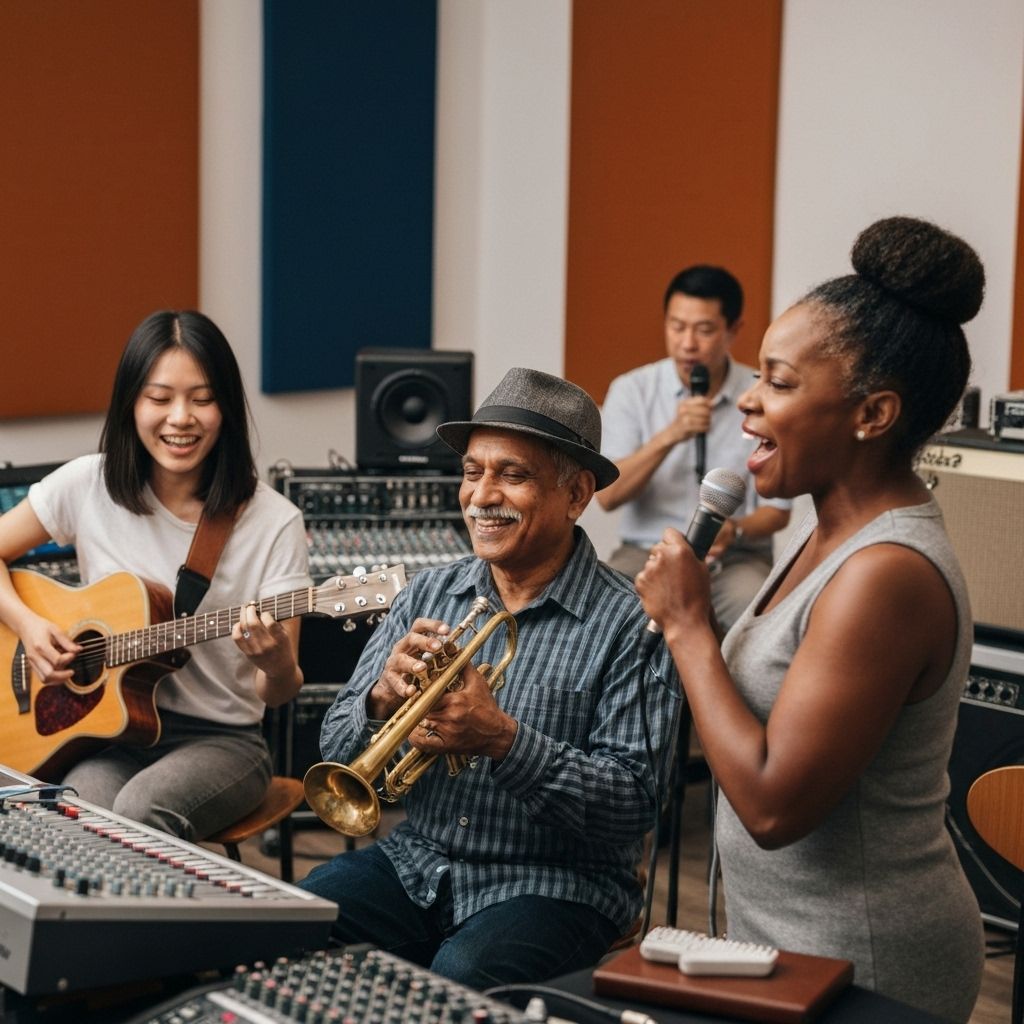 Music community collaboration and connection